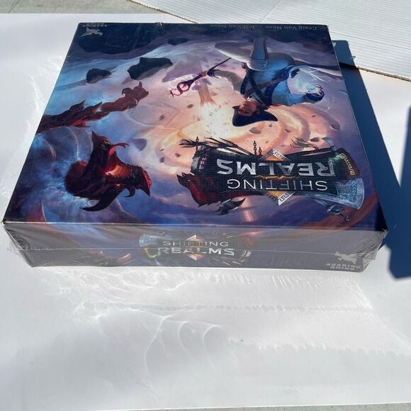 Shifting Realms Board Game Soaring Rhino 2018 Fantasy Elf Dwarf Orc Magic City - Picture 3 of 6